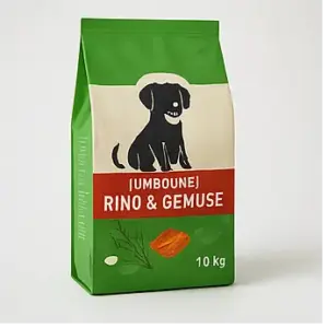 Premium Hundefutter Rind & Gemüse